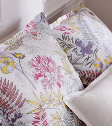 Drap de lit en satin de coton ANAÏS PERLE