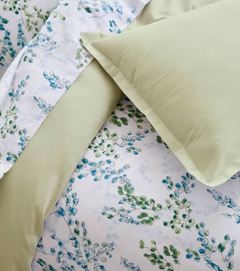 Taie de traversin satin de coton ANGÈLE TILLEUL