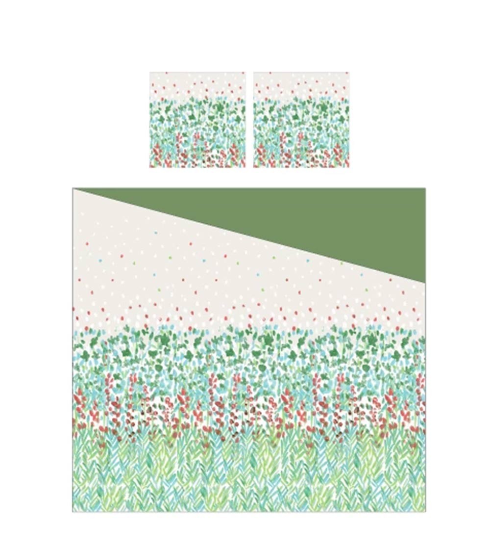 Taie d'Oreiller Coton ÉVASION VERT FOUGÈRE