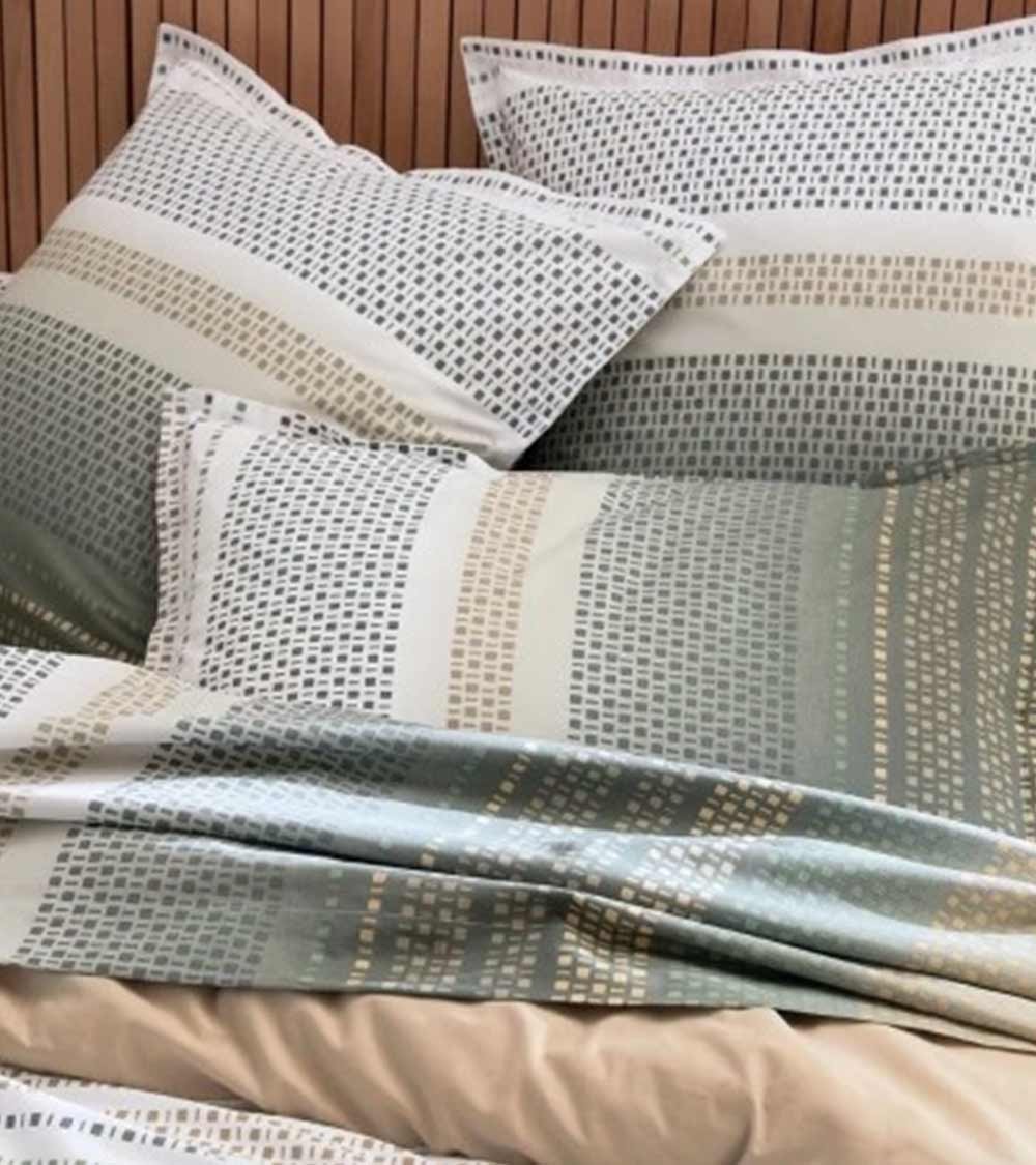 Taie de traversin coton NIAGARA KAKI