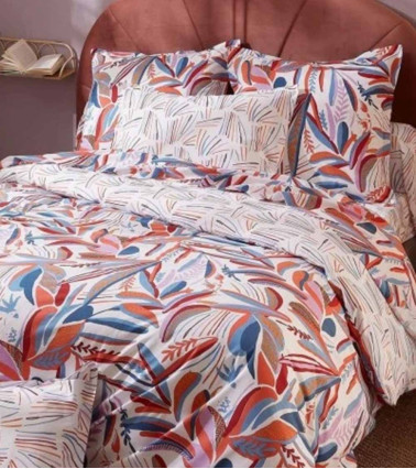 Drap de lit coton PERROQUET SALSA