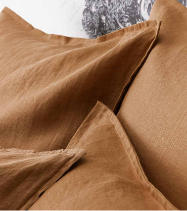 Drap Housse en Lin Teck Nouvelle Vague - Origine France Garantie