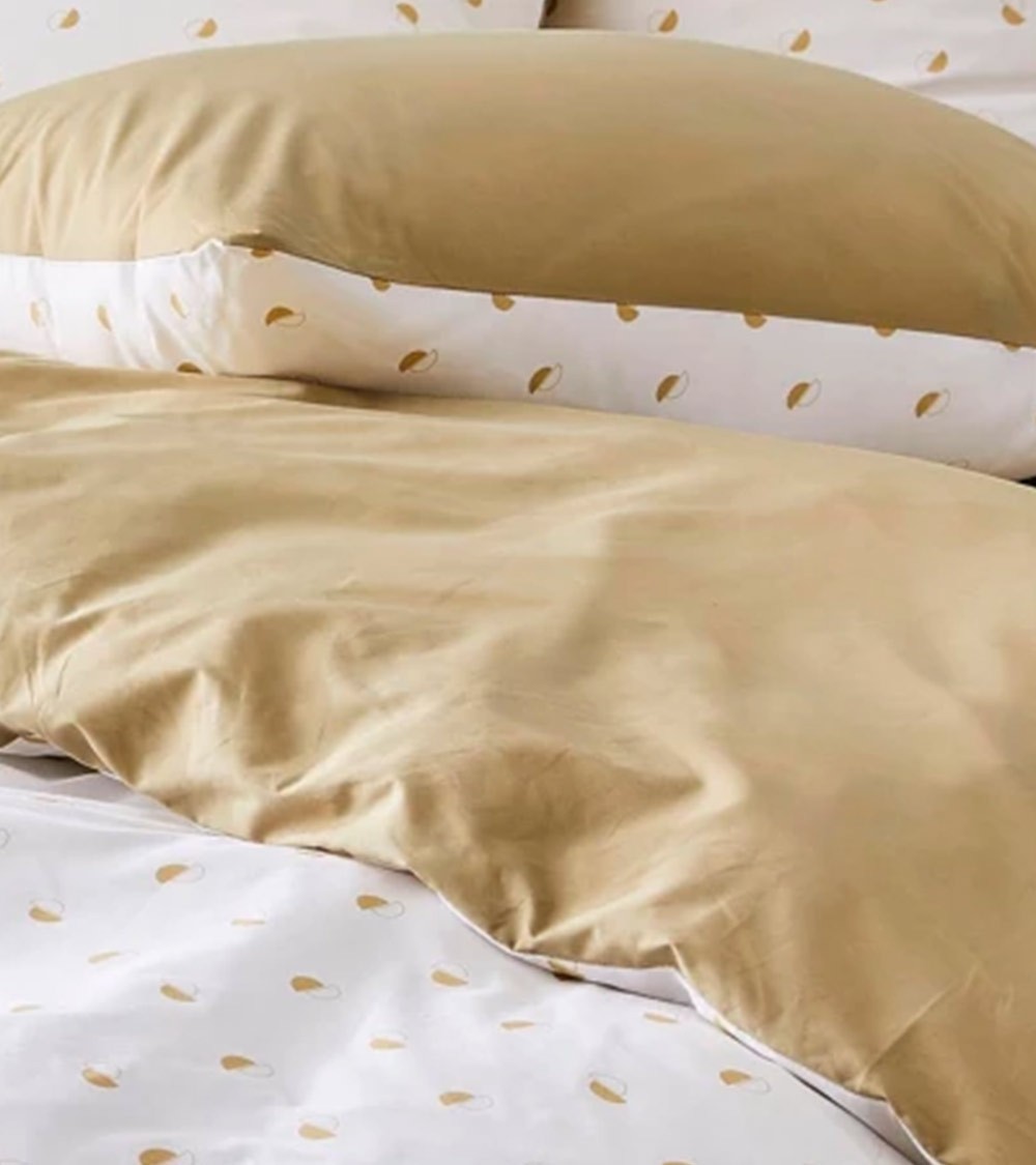 Taie d'oreiller percale de coton ALEX MOKA