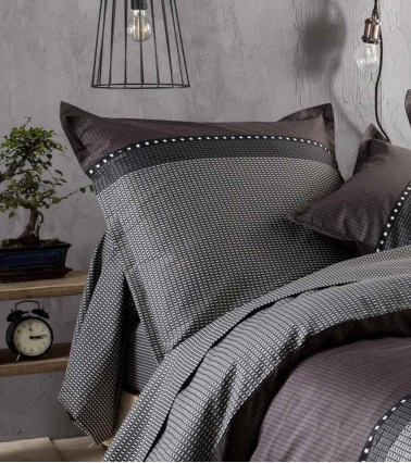 Housse de couette satin ENZO OR