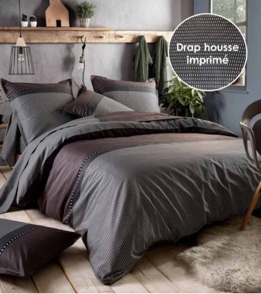 Housse de couette satin ENZO OR