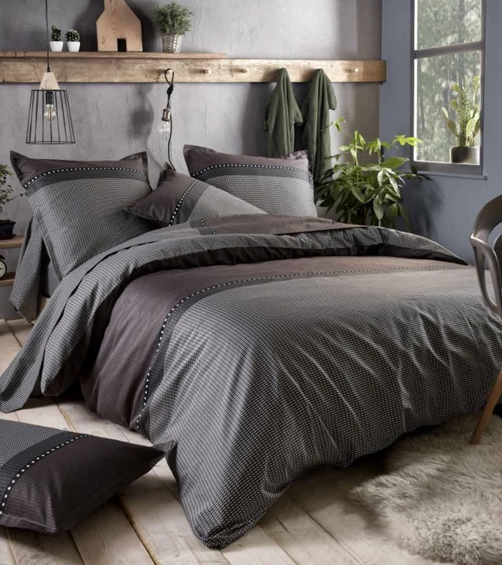Housse de couette satin ENZO OR