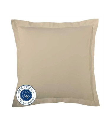 Taie d'oreiller unie coton SEIGLE
