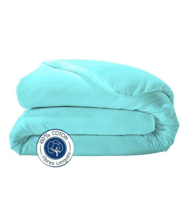 Housse de couette unie coton CARAÏBES