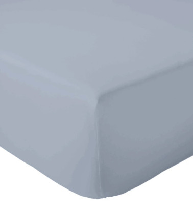 Drap housse uni percale de coton BALTIQUE