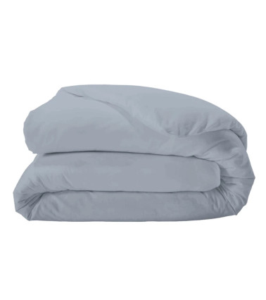 Housse de couette unie percale de coton BALTIQUE