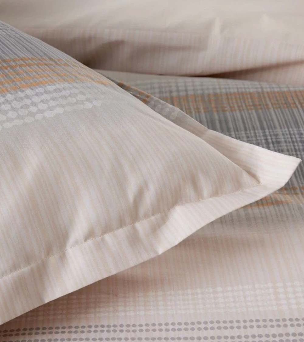 Drap de lit Esteban Cuivre percale de coton Made In France