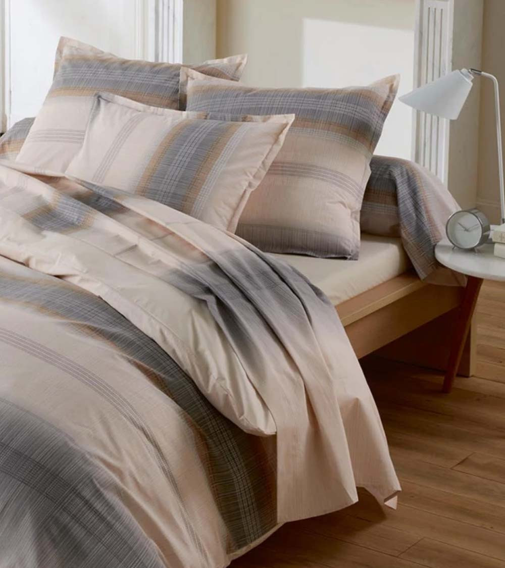 Taie de traversin percale ESTEBAN CUIVRE