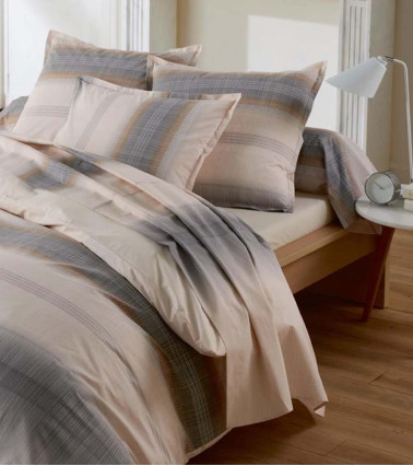 Taie de traversin percale ESTEBAN CUIVRE