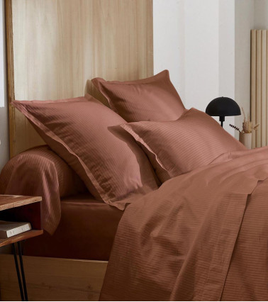 Taie d'oreiller satin GRAND HÔTEL Cuir