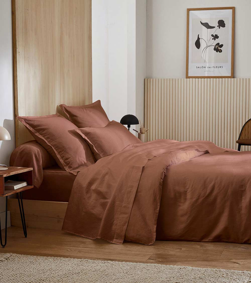 Taie d'oreiller satin GRAND HÔTEL Cuir