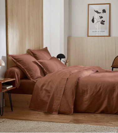 Taie de traversin satin GRAND HÔTEL Cuir