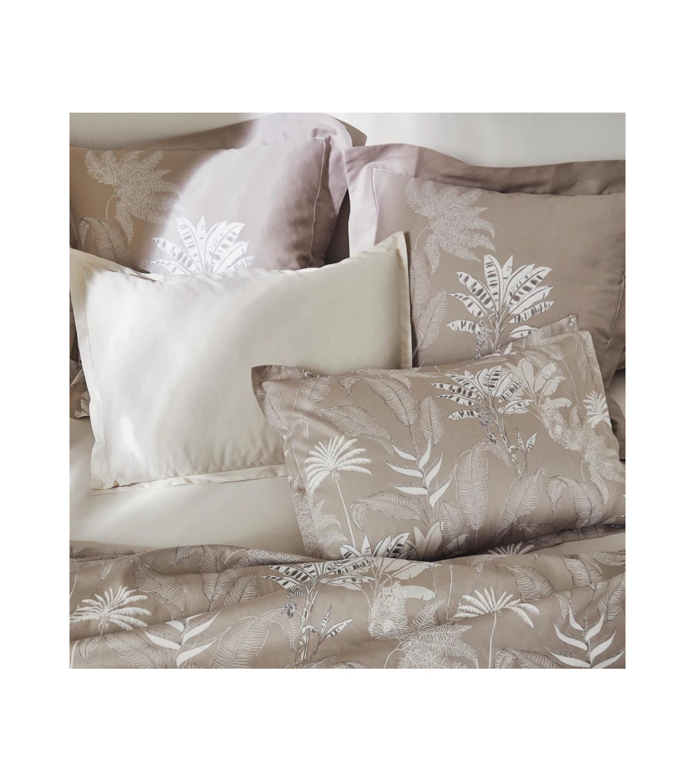 Taie d'oreiller satin CAYENNE FICELLE