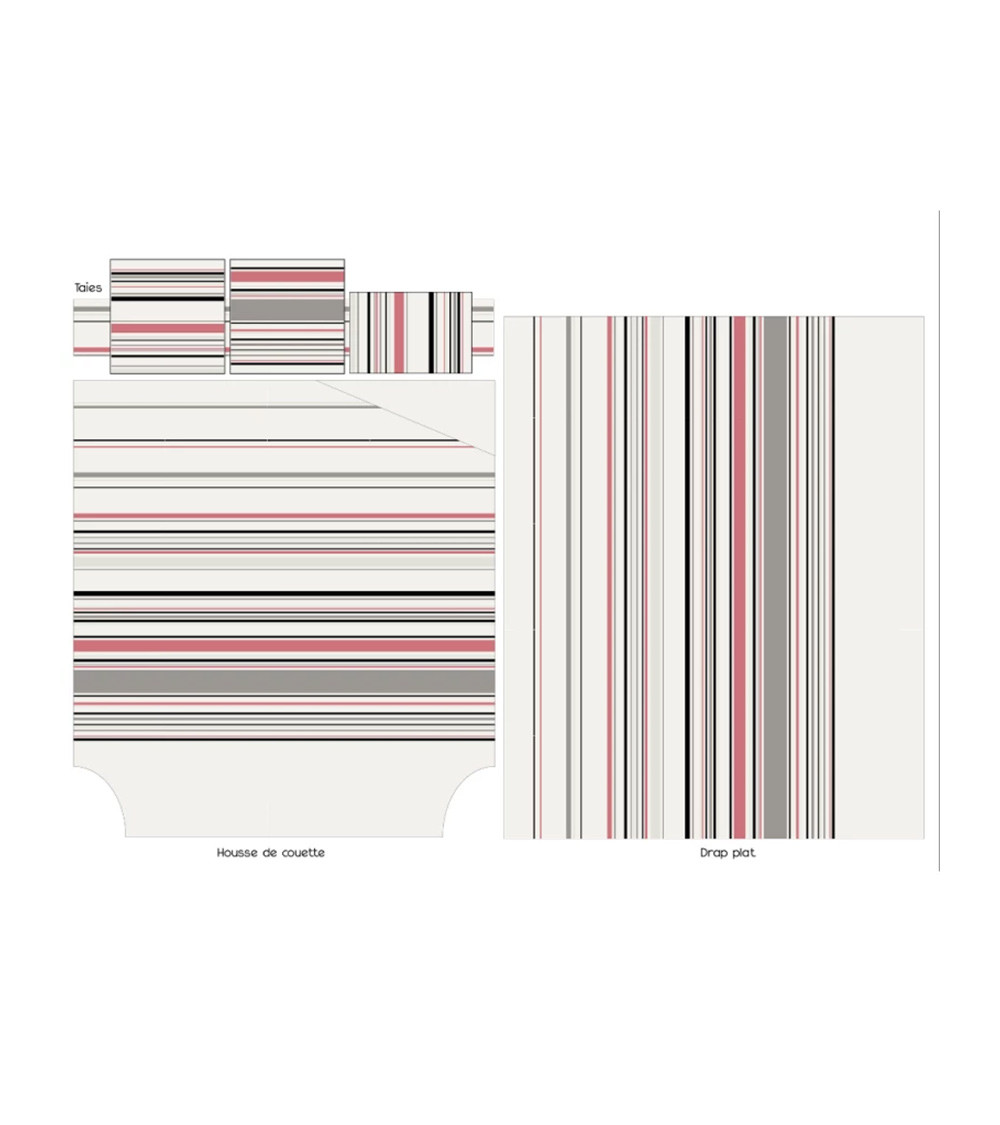 Drap de lit coton HUGO SISAL