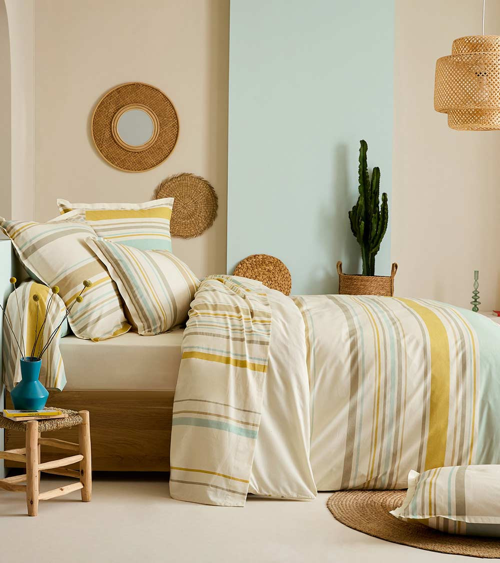 Taie d'Oreiller Coton HUGO FAIENCE