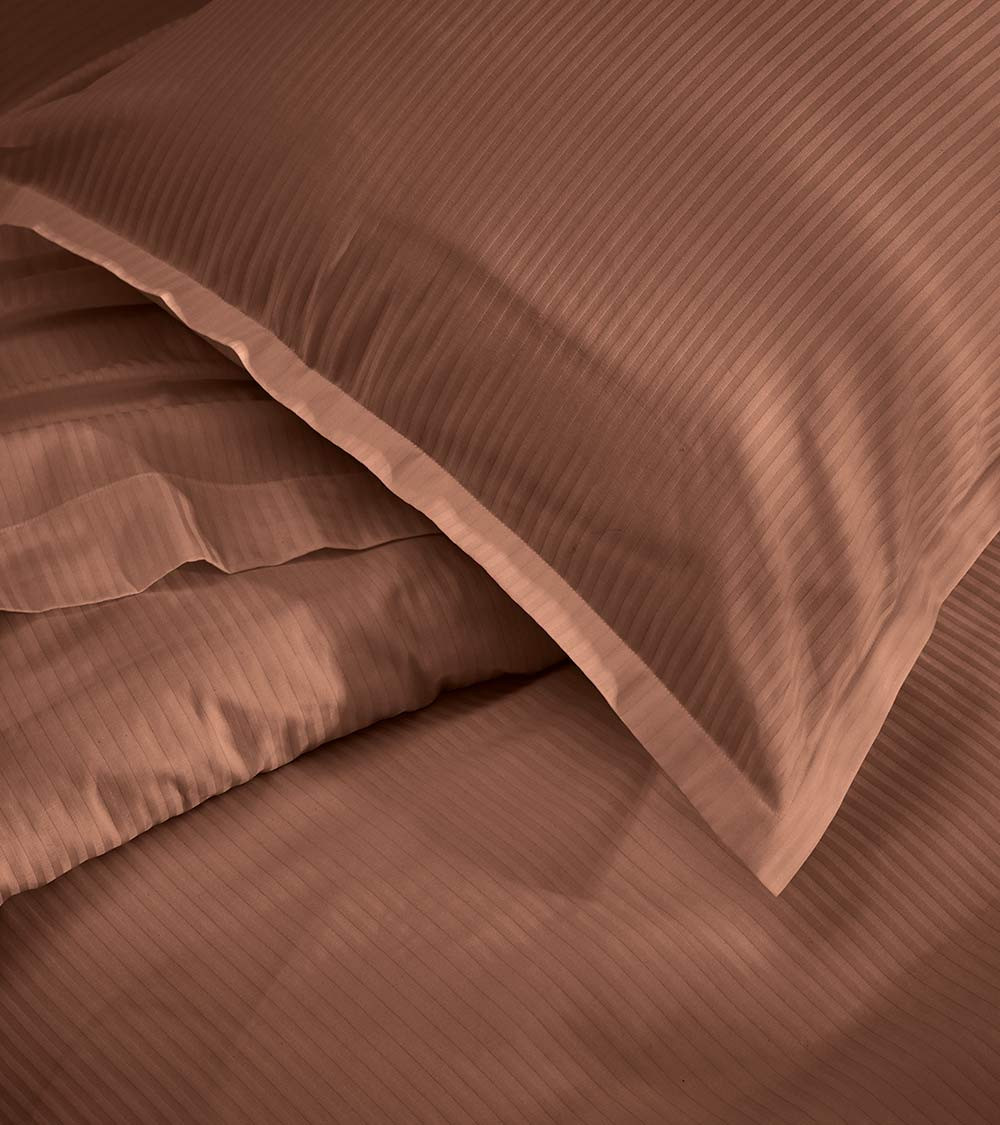 Taie de traversin satin GRAND HÔTEL Cuir