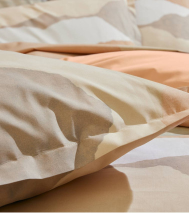 Housse de couette percale de coton LAND CRAIE