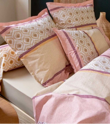 Taie d'Oreiller Coton INOUK ROSE