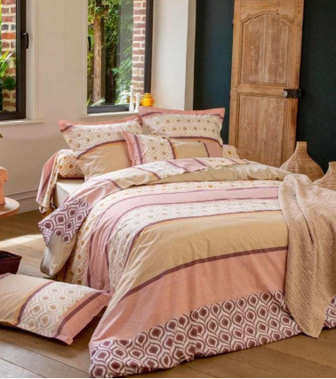 Taie d'Oreiller Coton INOUK ROSE