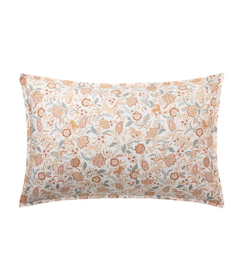 Taie d'Oreiller Percale ALLURE, linge de lit motif multicolore en percale de coton, linge de maison fabriqué en France 2