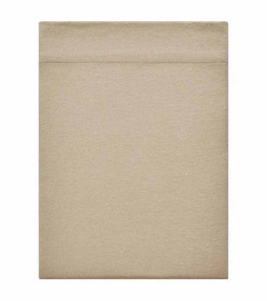 Drap plat en Flanelle Sésame FRISSON 100% coton gratté, haut de gamme - Essix