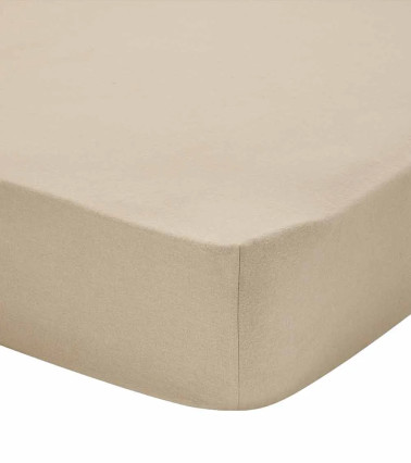 Drap Housse Flanelle Sésame FRISSON - 00% coton gratté 170 gr/m² - Haut de Gamme Essix