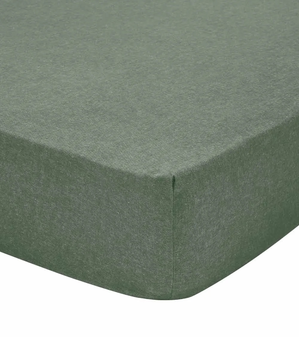 Drap Housse Flanelle Lichen FRISSON, 100% coton gratté 170 gr/m², procure douceur et chaleur