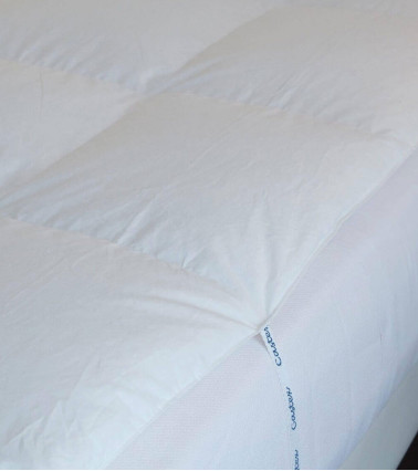 Surmatelas duvet neuf canard, moelleux 700 cuin, Origine France Garantie