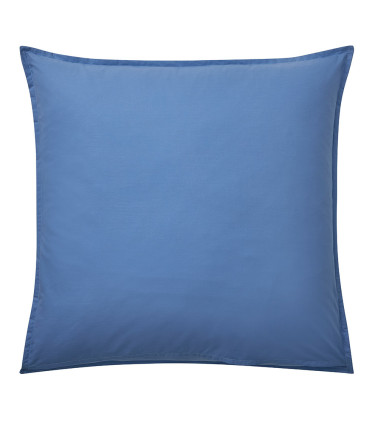 Taie d'Oreiller PETIT RÊVEUR, linge de lit pour enfant fabriqué en France, motif étoilé et lune bleu, ciel, nuit