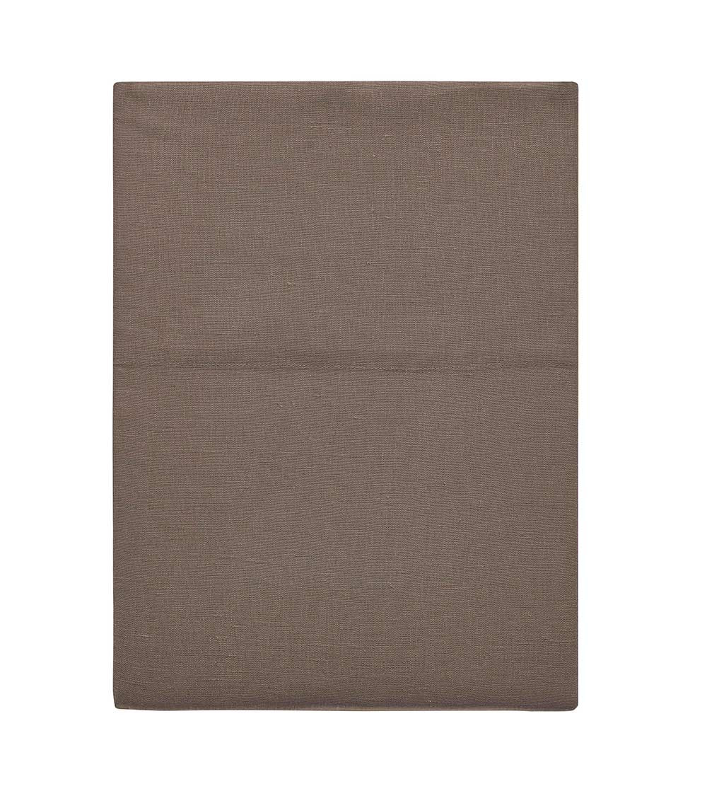 Drap Plat en Lin Roseau Nouvelle Vague, linge de lit uni fabriqué en France, Origine France Garantie
