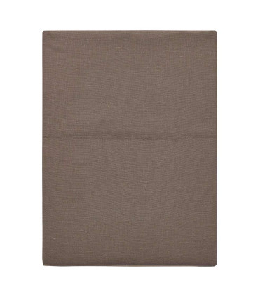 Drap Plat en Lin Roseau Nouvelle Vague, linge de lit uni fabriqué en France, Origine France Garantie