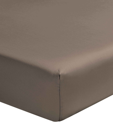 Drap Housse en Lin Roseau Nouvelle Vague, linge de lit uni fabriqué en France, Origine France Garantie
