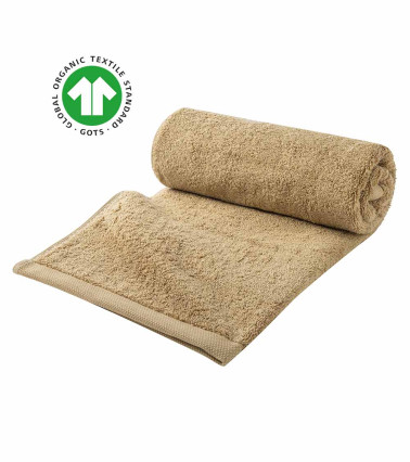 Serviette de toilette GOTS Essentiel Argile - Alexandre Turpault