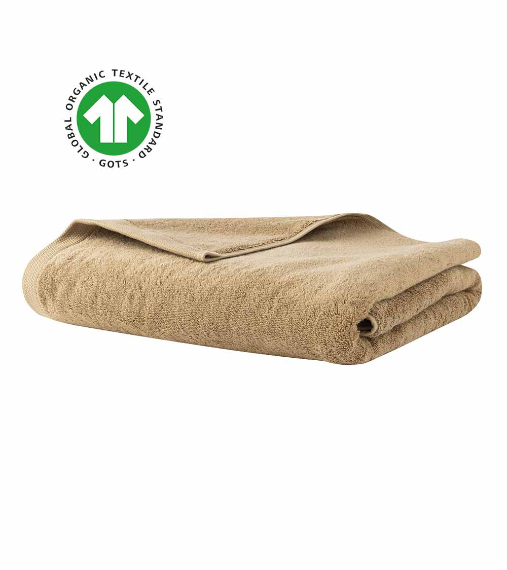 Serviette de toilette GOTS Essentiel Argile - Alexandre Turpault