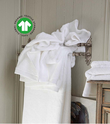 Serviette de toilette GOTS Essentiel Blanc - Alexandre Turpault