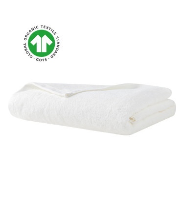 Serviette de toilette GOTS Essentiel Blanc - Alexandre Turpault