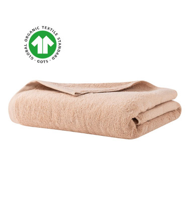 Serviette de toilette GOTS Essentiel Nude - Alexandre Turpault, rose clair