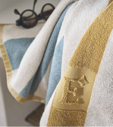 Drap de plage Transat Riviera Essix jacquard coton
