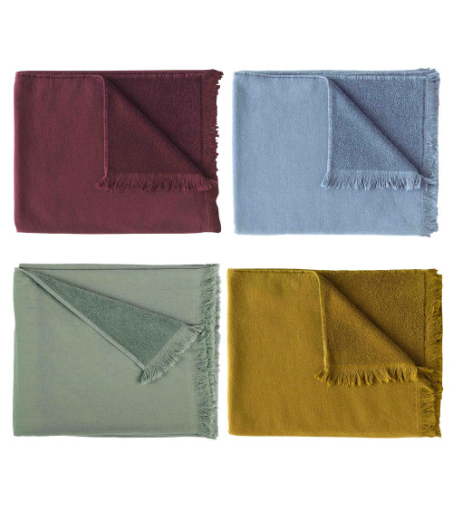 Maxi drap de bain Luna 100 x 160 cm, gamme de serviette de plage, coton biologique