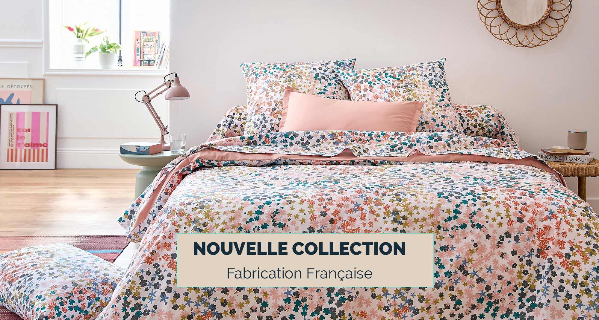 Compagnie de la Grande Ourse Linge de lit fabriqu&eacute; en France.